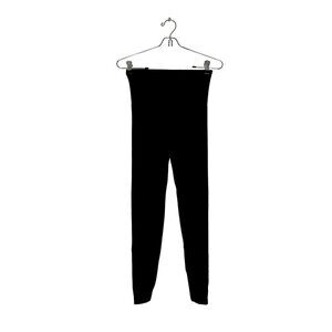 M. Rena Women's Higher Waist Design Leggings in Black - OS
